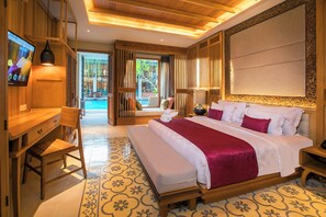 Swarga Suite Pool Access | In-room safe, desk, iron/ironing board, free WiFi - Swarga Suites Bali Berawa, Marclan Collection (Canggu)