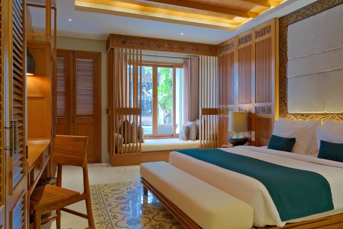 Swarga Suite Pool Access | 1 quarto, cofres nos quartos, escrivaninha