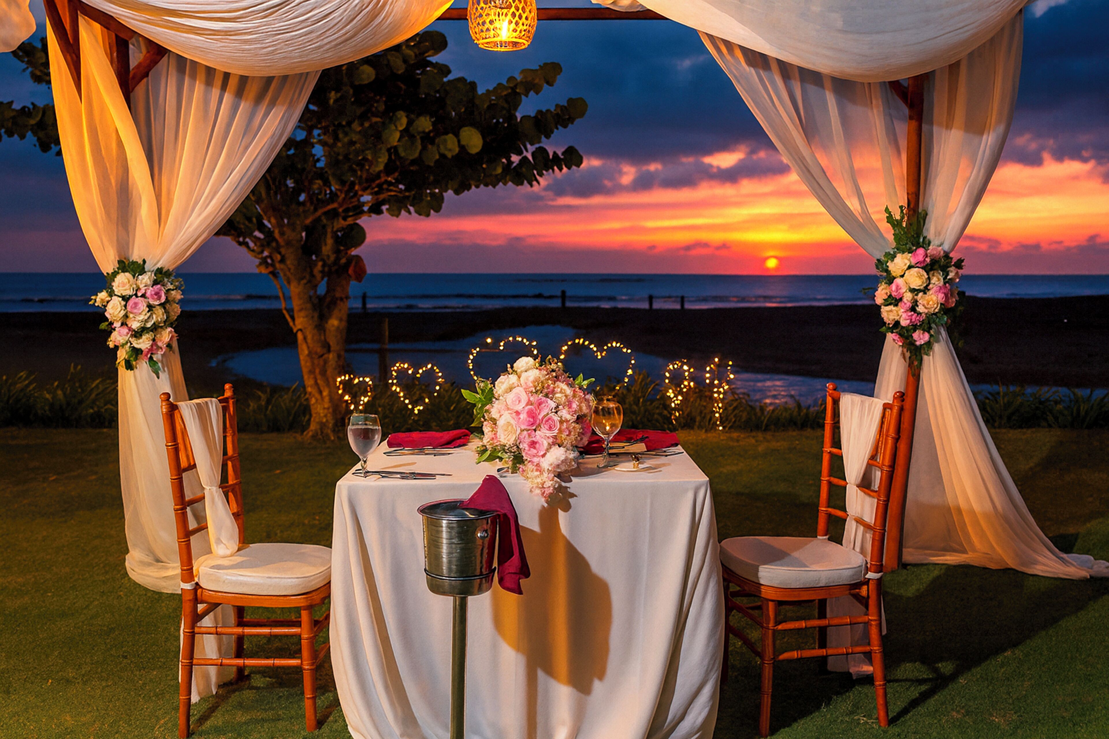 breakfast, lunch served; local and international cuisine, beach views