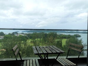 Exclusive Apartment, 3 Bedrooms, Balcony, Sea View | Terrace/patio - Sunset Seaview Vacation Condos City Centre @ IMAGO Shopping Mall (Kota Kinabalu)