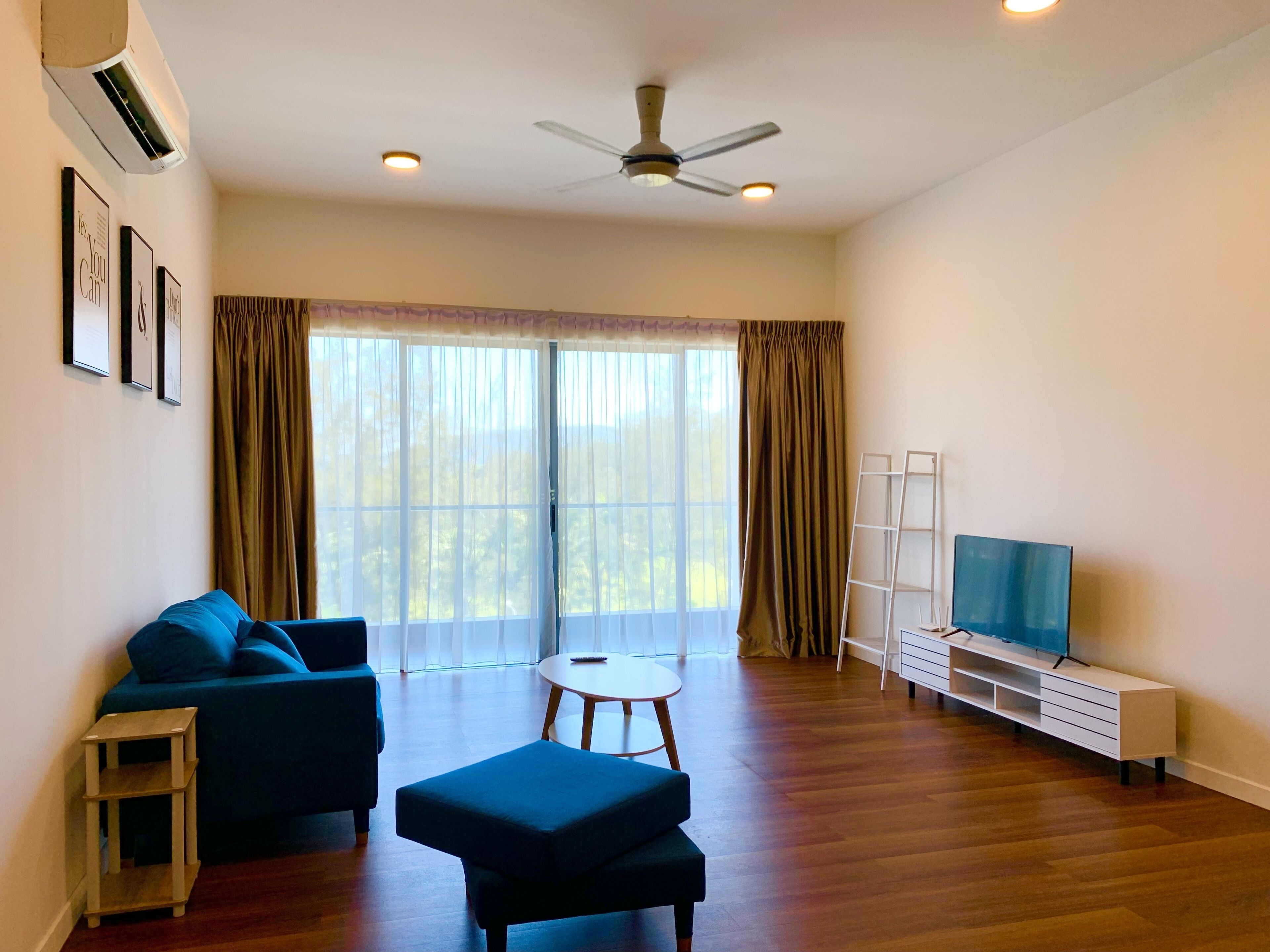 Design Apartment, 3 Bedrooms, Balcony, Sea View | Living area | 42-inch flat-screen TV with digital channels, TV, Netflix