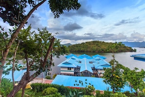 Blick von der Unterkunft