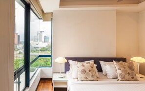 Suite (Casa) | Caja de seguridad en la habitación y cortinas blackout 