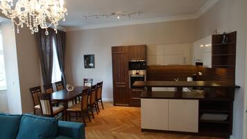 Apartment, 2 Bedrooms, Balcony | Living room | LED TV