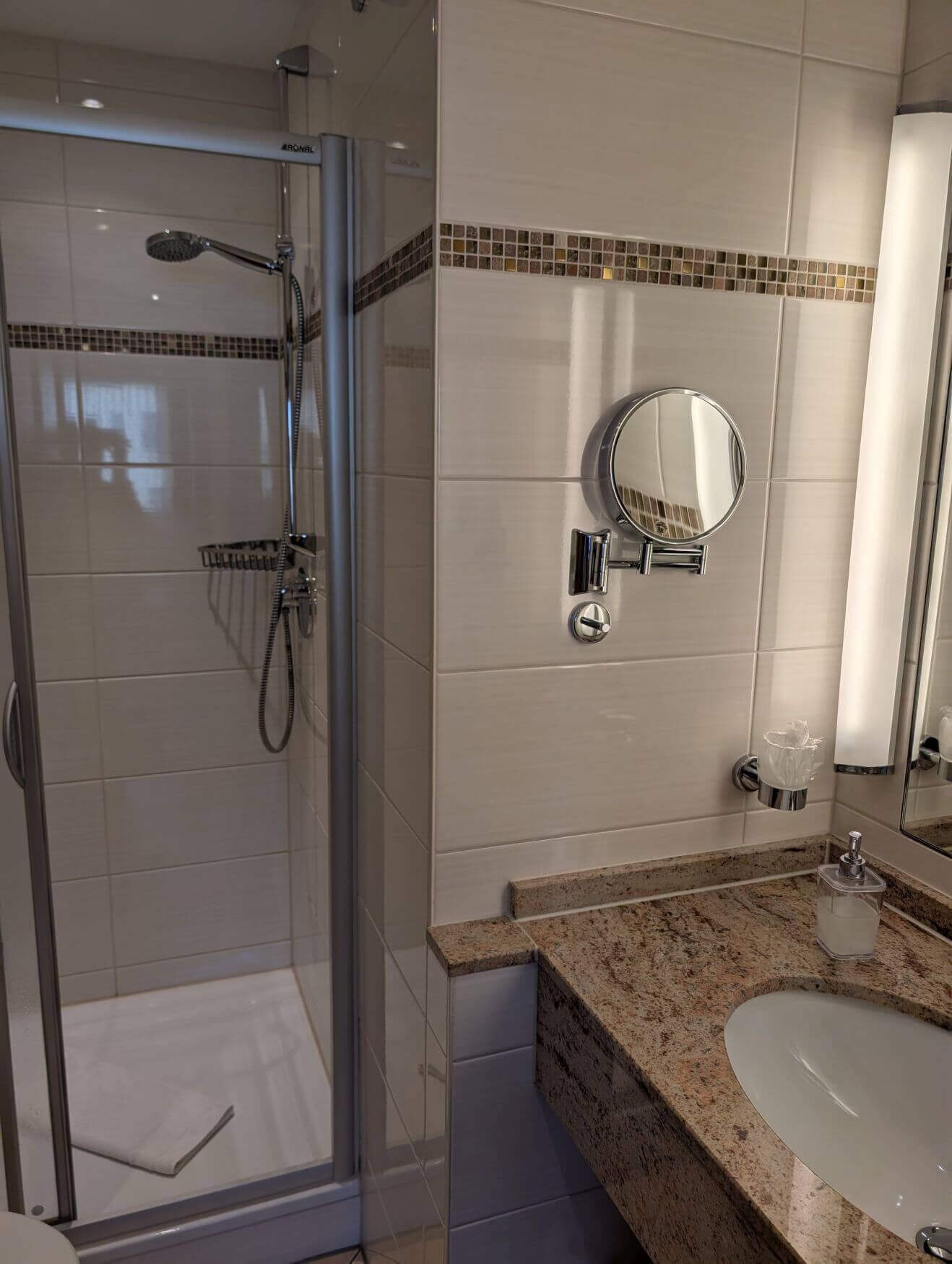 free toiletries, hair dryer, towels, soap