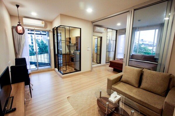 룸, 침실 1개 | 미니바, 다리미/다리미판, 간이 침대, 무료 WiFi