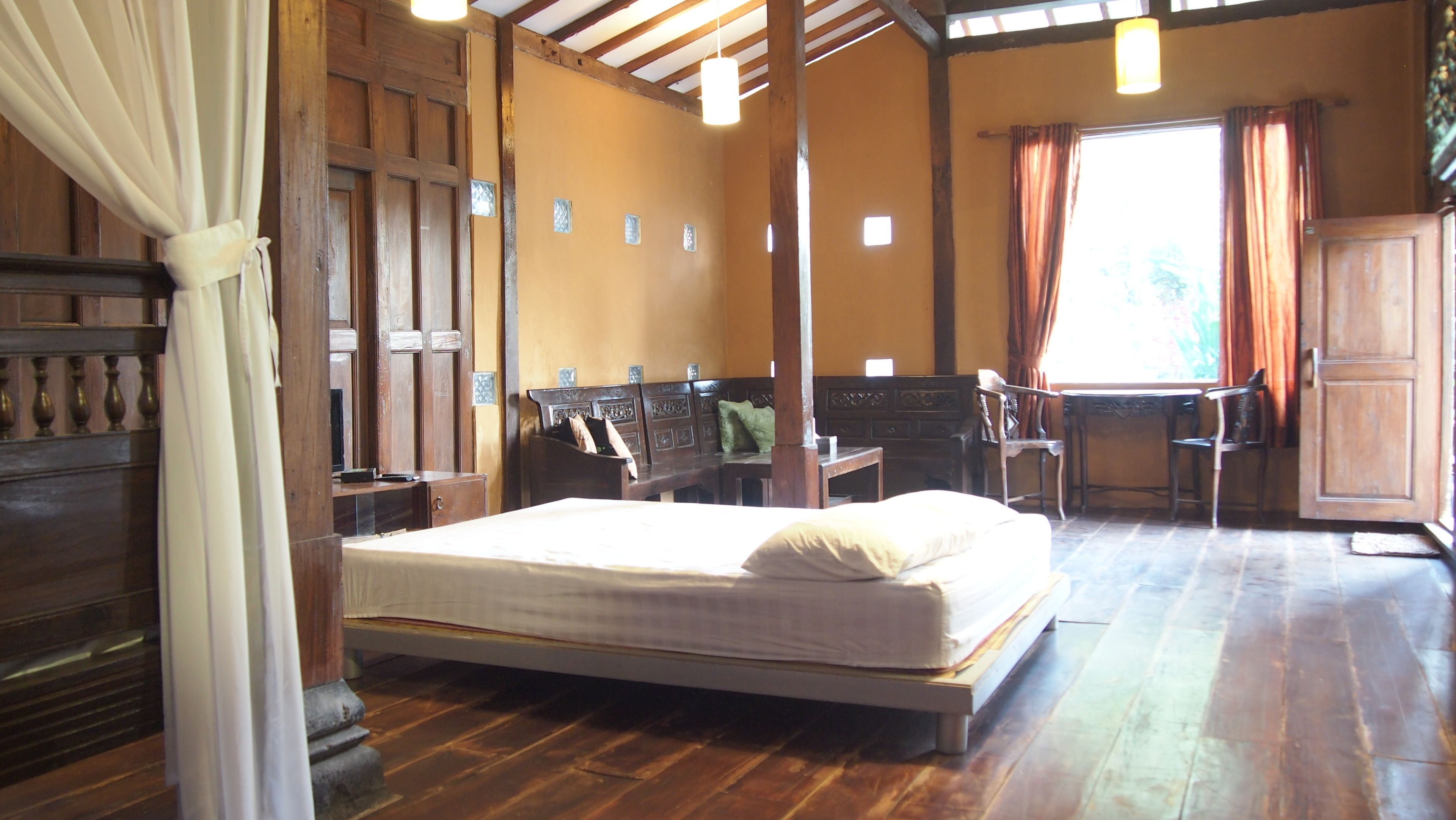 Habitación individual tradicional, 2 habitaciones, vista al río (Big Javanese) | Muebles diferentes, wifi gratis y ropa de cama 