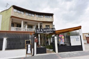 Front of property – evening/night