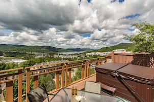 Condo, 1 quarto, lareira (172-2) | Sacada