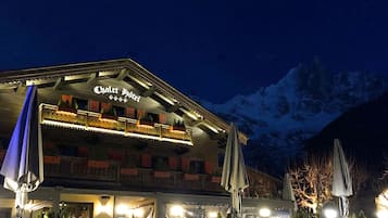 Front of property – evening/night