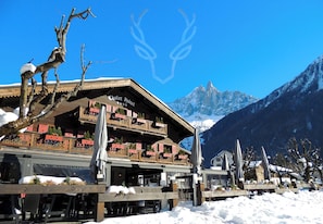 Majoituspaikan julkisivu