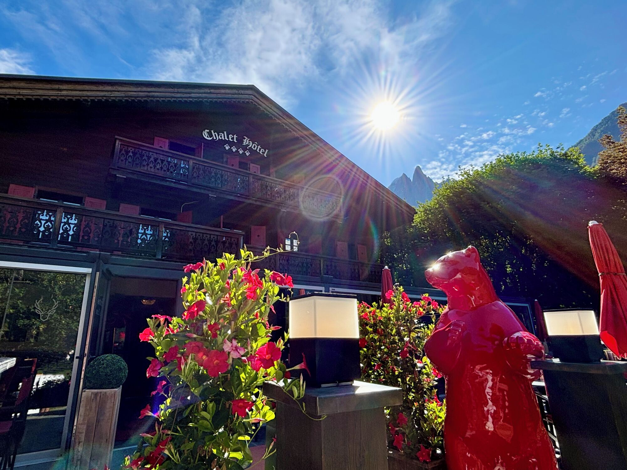 Facciata della struttura