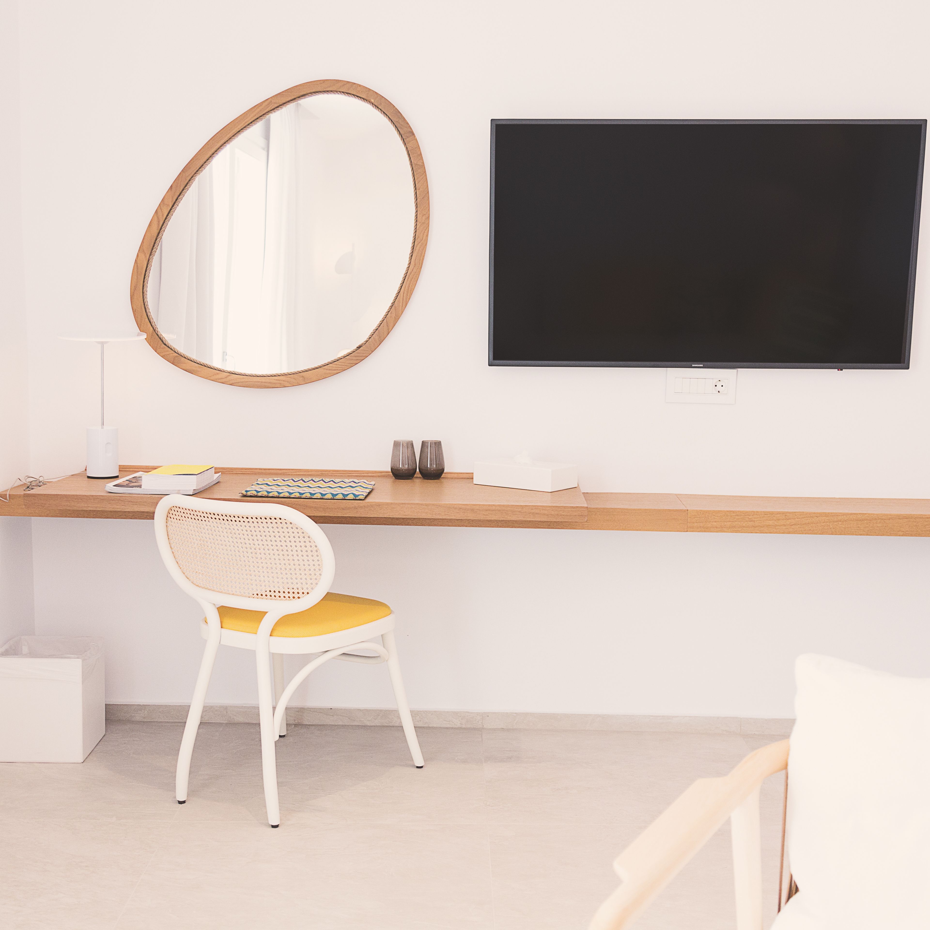 suite, 2 bedrooms (outdoor spa jetted tub, ortigia) | living area | 45-inch flat-screen tv with satellite channels, tv