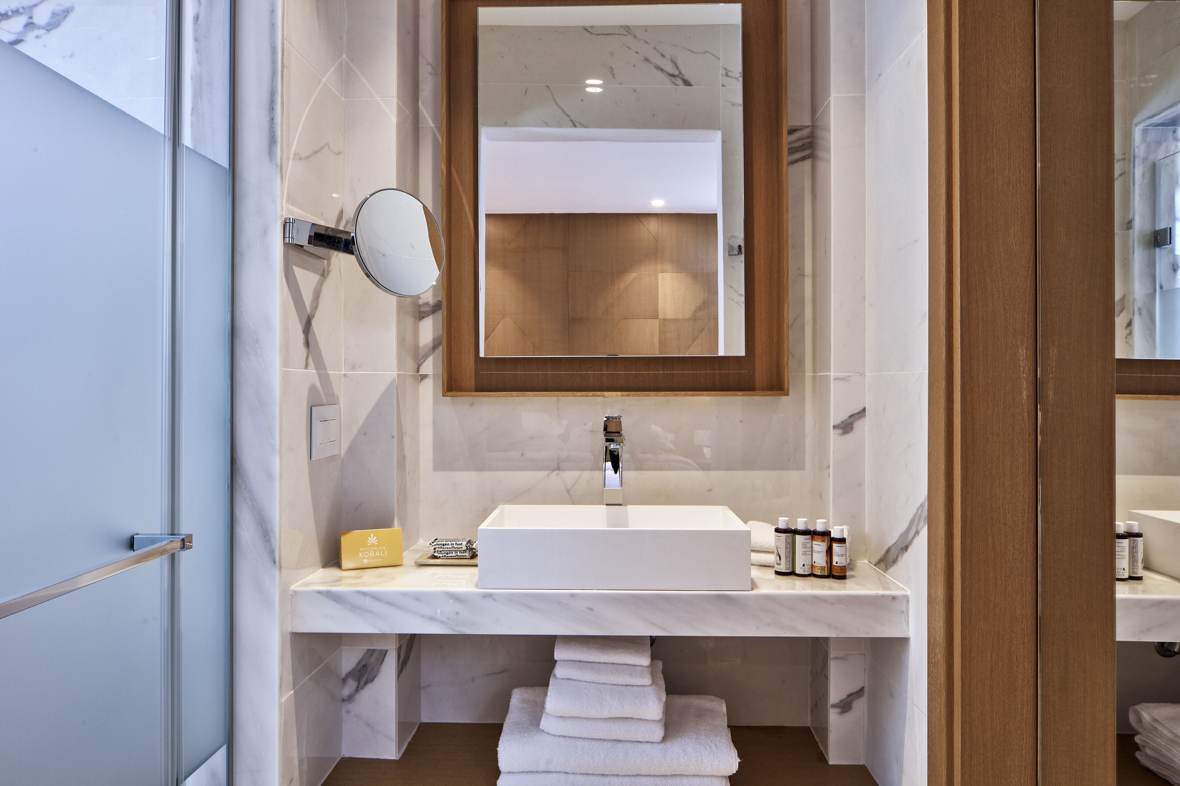 suite, 2 bedrooms (outdoor spa jetted tub, ortigia) | bathroom | designer toiletries, hair dryer, slippers, towels