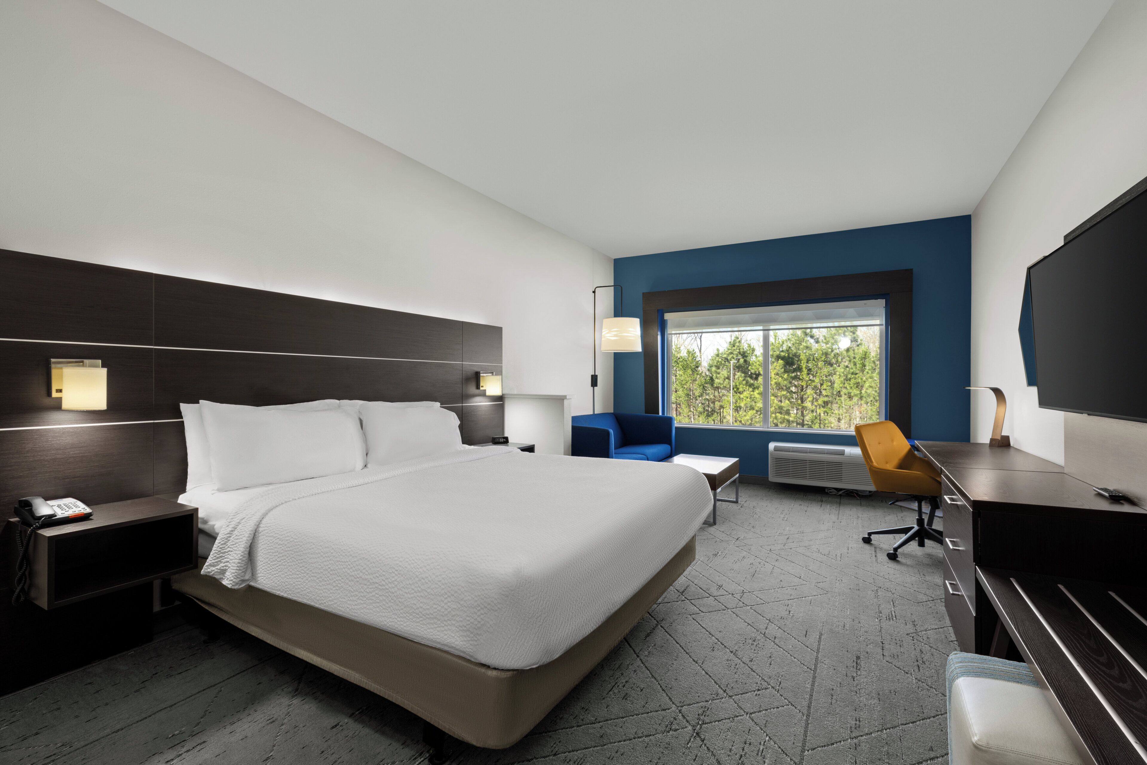 In-room safe, desk, blackout curtains, iron/ironing board