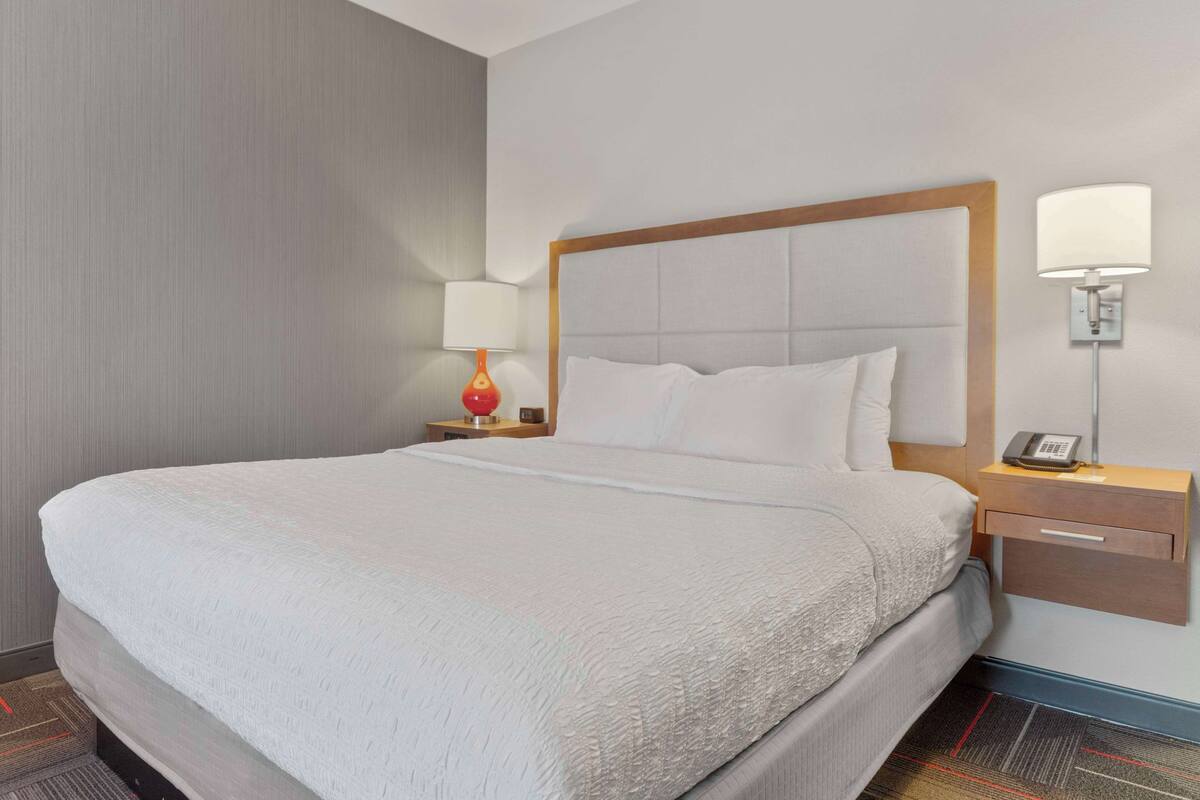 Room, 1 King Bed with Sofa bed, Non Smoking | Desk, laptop workspace, blackout drapes, iron/ironing board