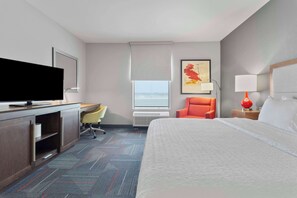 Skrivebord, arbejdsområde til bærbare computere, mørklægningsgardiner