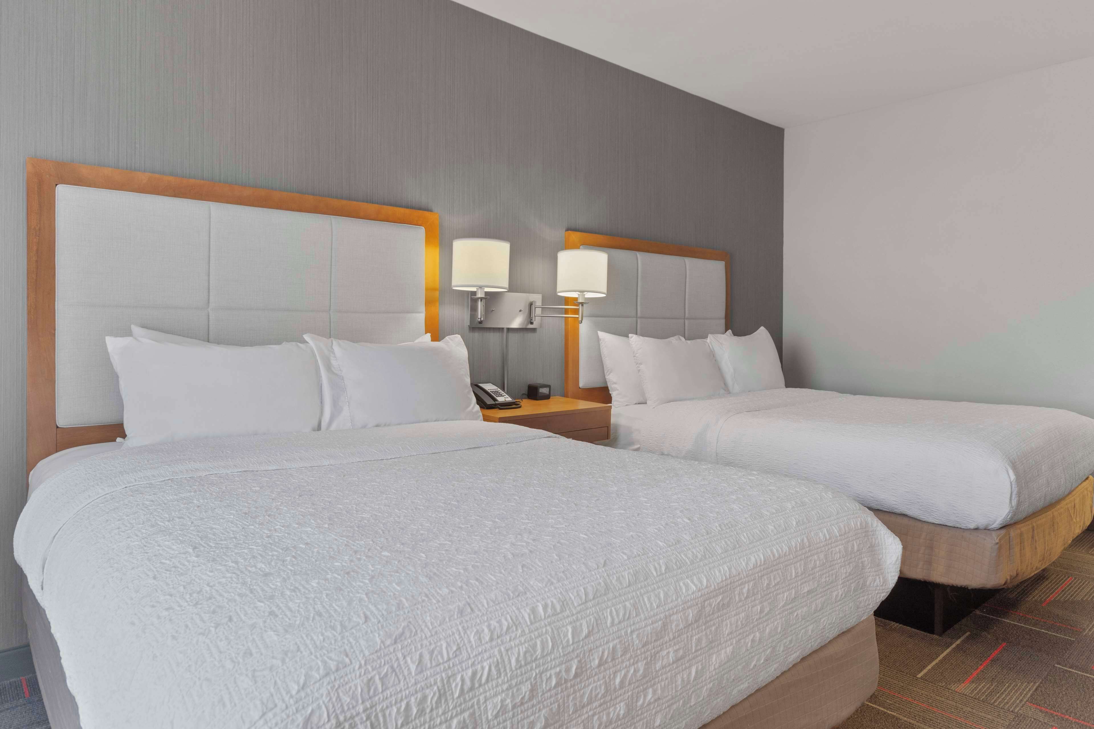 room, 2 queen beds, non smoking | desk, laptop workspace, blackout curtains, iron/ironing board