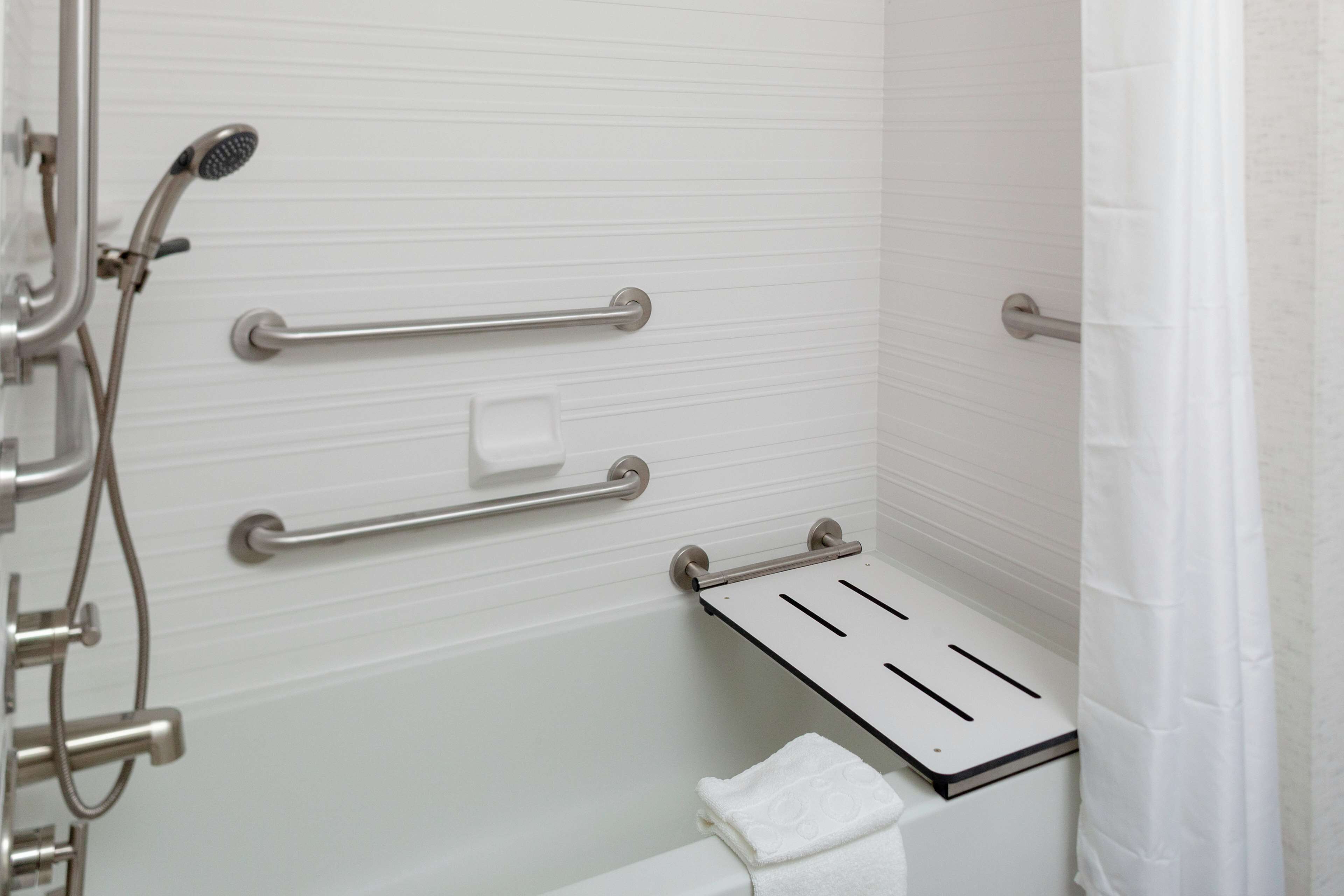 free toiletries, hair dryer, bathrobes, towels