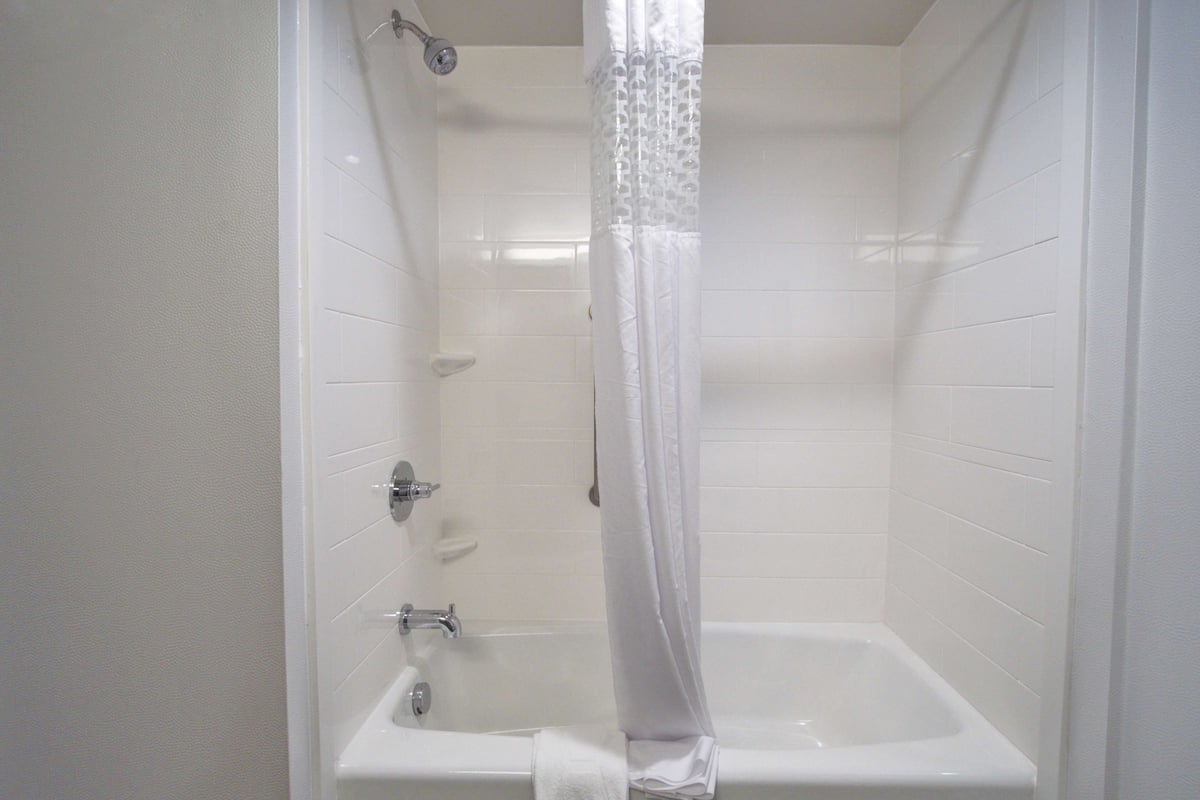 Free toiletries, hair dryer, towels, soap