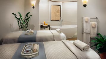 Trị liệu toàn thân, liệu pháp hương thơm, massage đá nóng