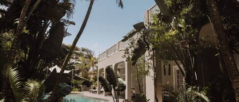 Voorkant van accommodatie