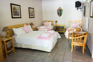 In-room safe, bed sheets