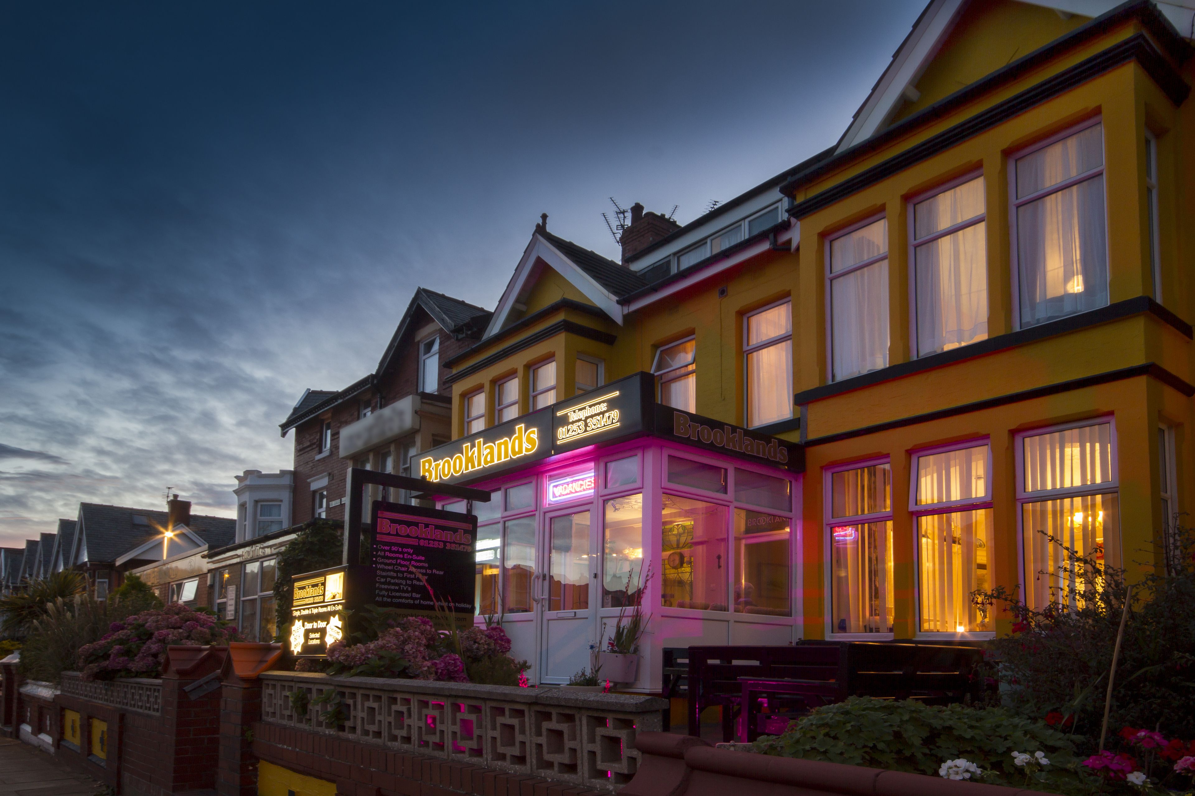 Front of property - evening/night