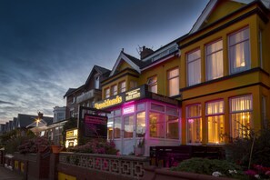 Front of property – evening/night