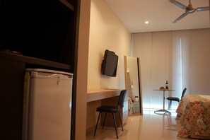 Minibar, in-room safe, desk, free WiFi