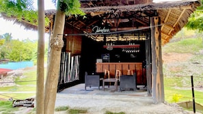 Poolside bar