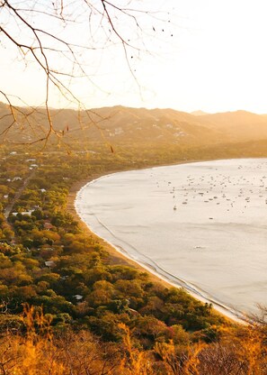 Beach nearby, black sand