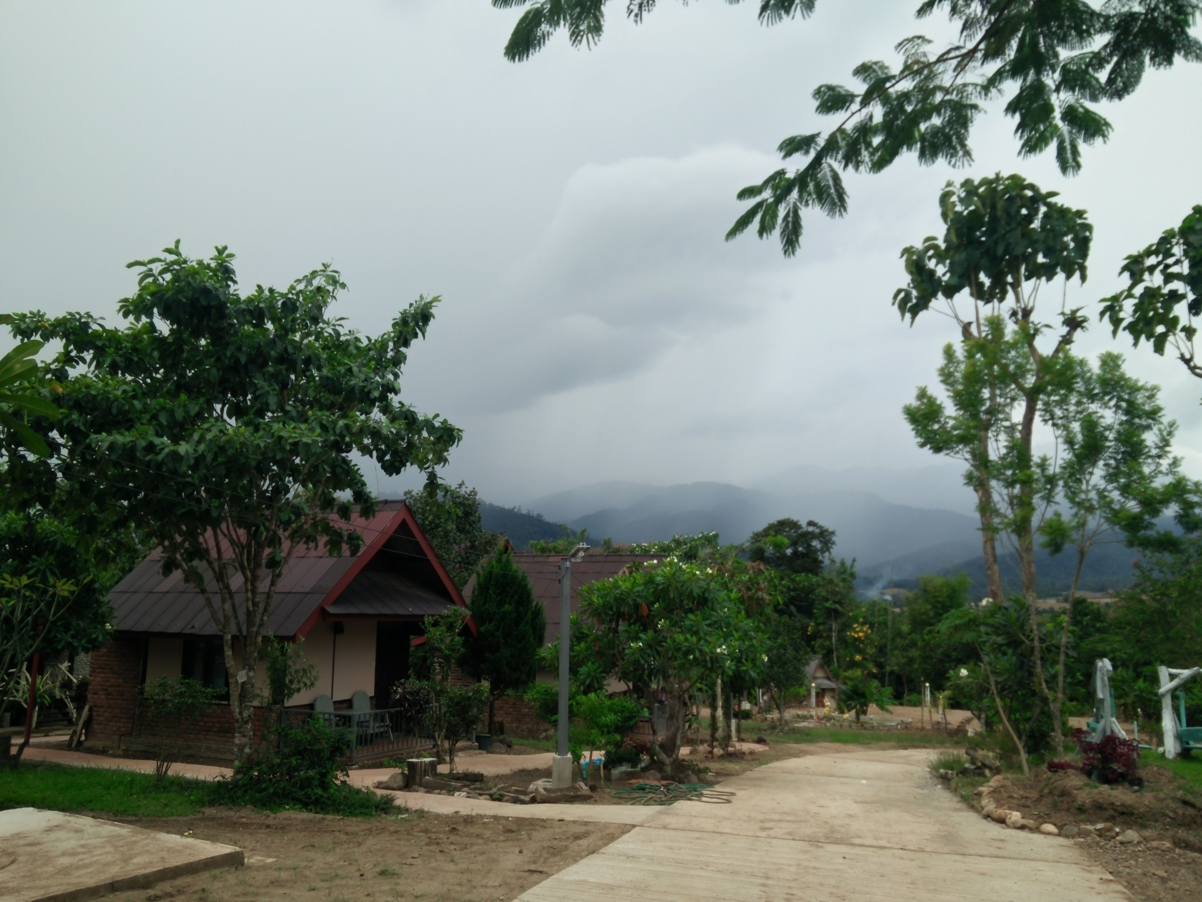 Vista a la montaña