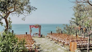 Espace mariage en plein air