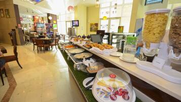 Daily buffet breakfast (AED 35 per person)