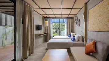 Grand Deluxe Twin Room | 1 makuuhuone, minibaari, tallelokero huoneessa, työpöytÀ