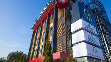 Voorkant van accommodatie