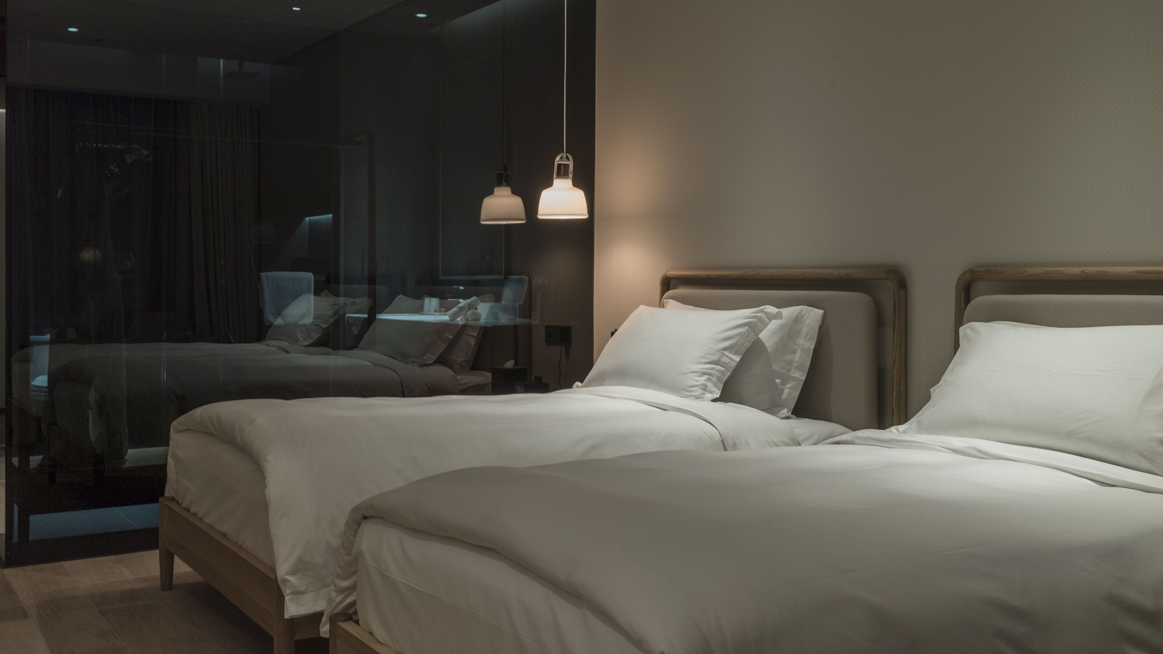 twin bed room ( uv disinfected) | premium bedding, down duvets, free minibar items, in-room safe