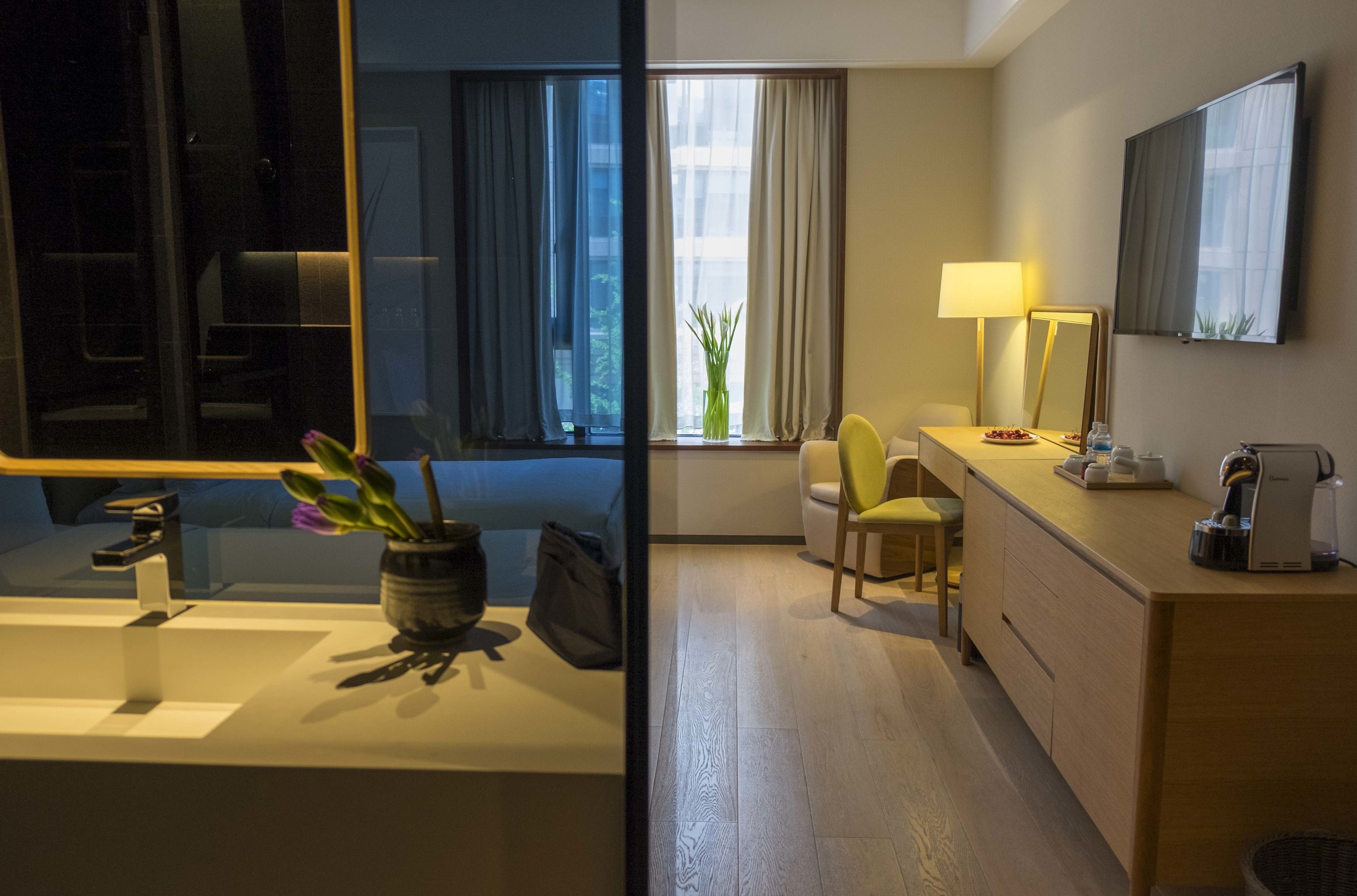 twin bed room ( uv disinfected) | bathroom | designer toiletries, hair dryer, dressing gowns, slippers