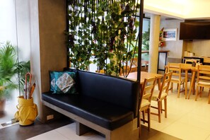 Sitteområde i lobbyen