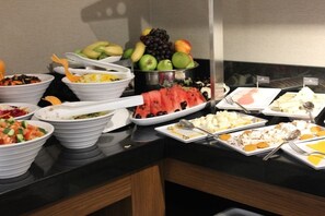 Gratis morgenmadsbuffet hver dag