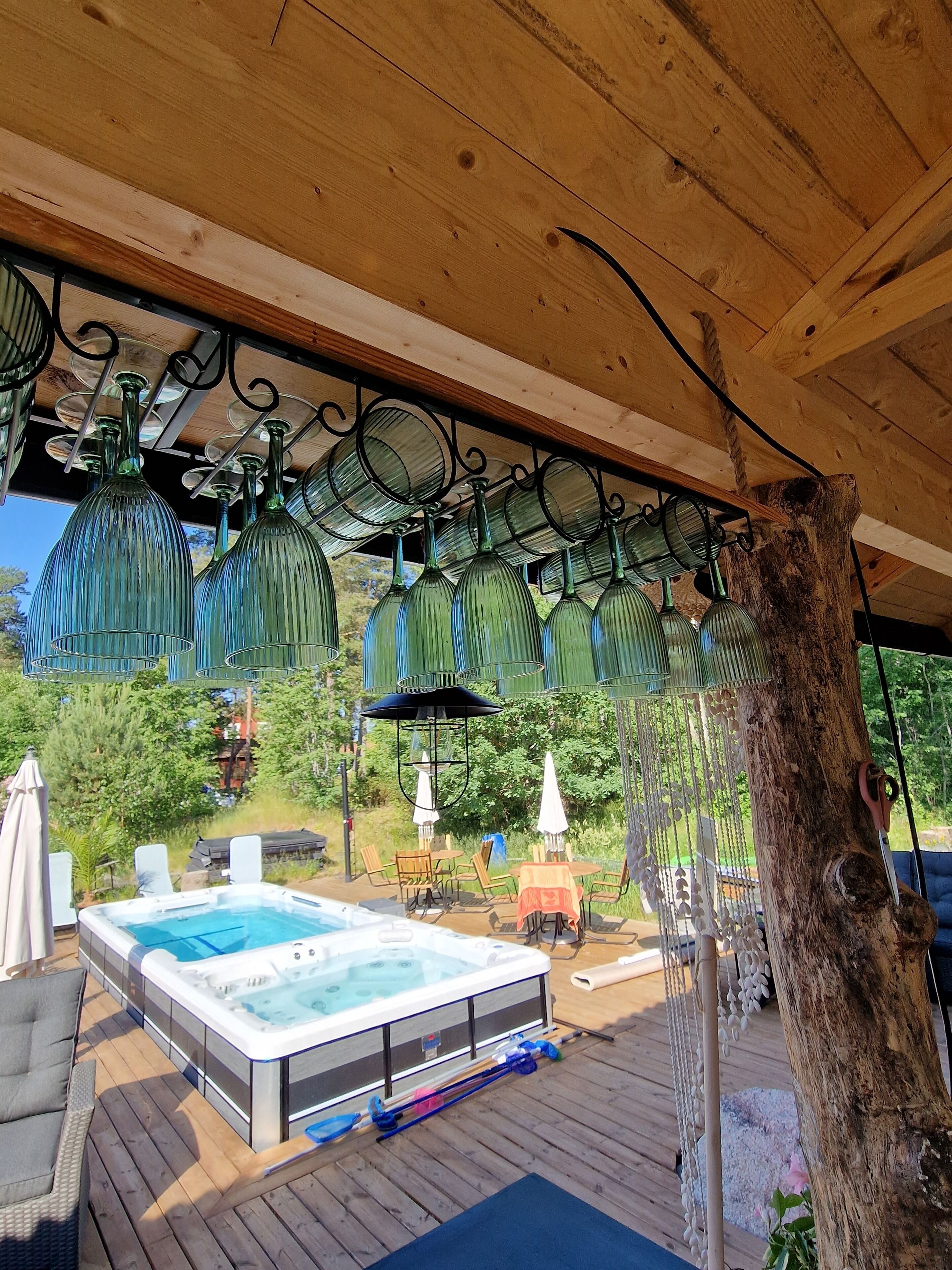 야외 스파 욕조