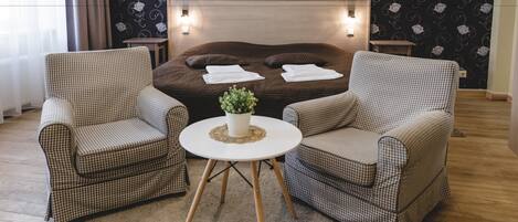 Televisión de pantalla plana, películas con cargo, piso con calefacción