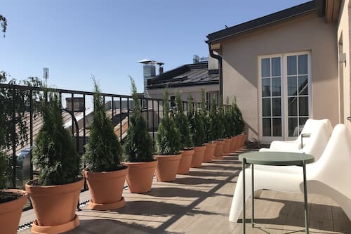 Penthouse One-Bedroom Apartment with Terrace | Terrasse/Patio