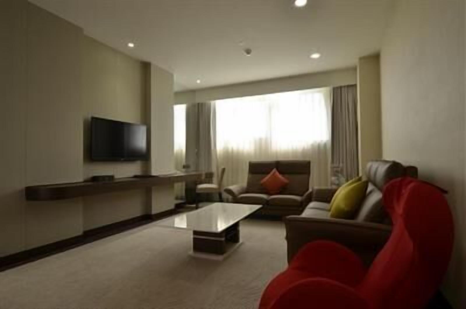 premium suite | living area | 42-inch led tv with digital channels, tv