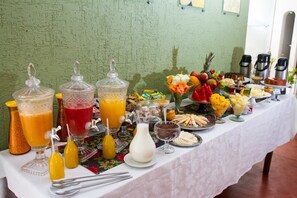 Kontinental frokost er inkludert hver dag