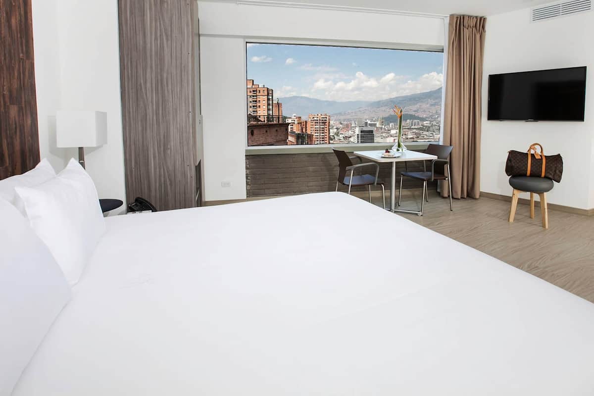 Habitación, 1 cama King size, para no fumadores (Efficiency) | Ropa de cama de alta calidad y caja de seguridad en la habitación
