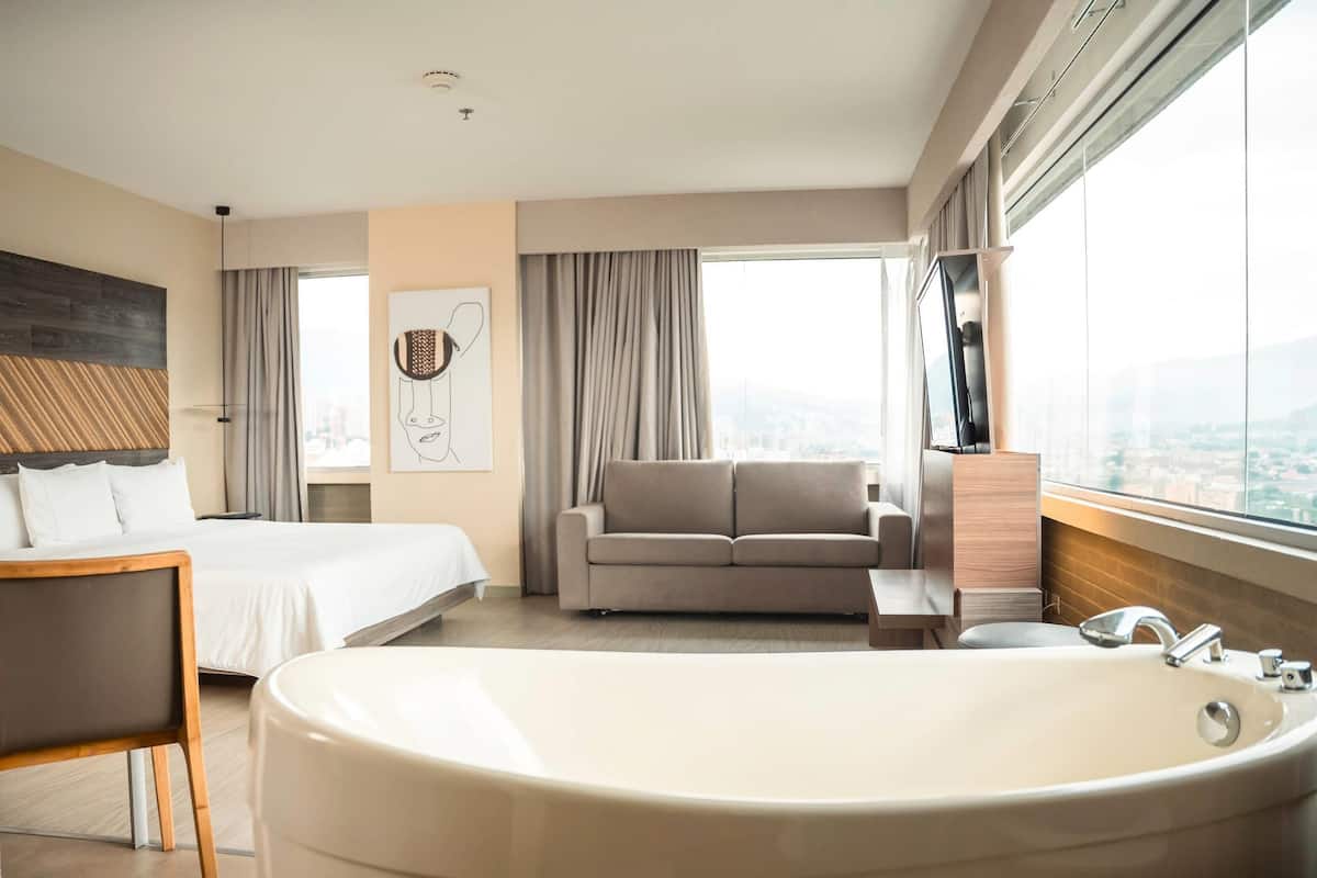 Suite, 1 King Bed with Sofa bed, Non Smoking (Efficiency) | Premium bedding, in-room safe, individually decorated, soundproofing
