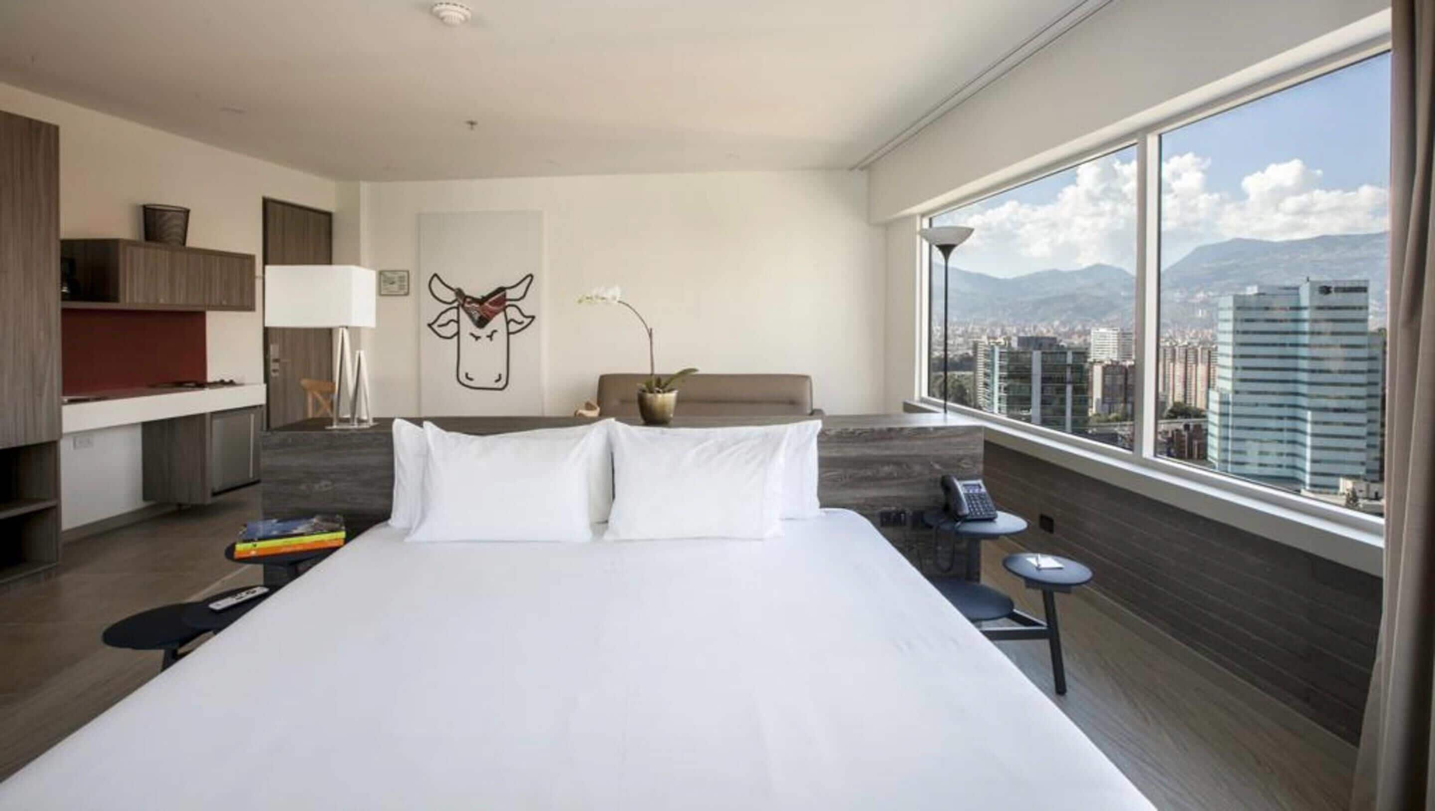 Suite Familiale, 1 très grand lit, vue ville | Literie de qualité supérieure, coffres-forts dans les chambres