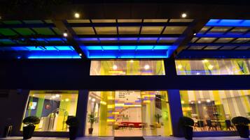 Front of property – evening/night